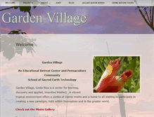 Tablet Screenshot of gardenvillagecostarica.org